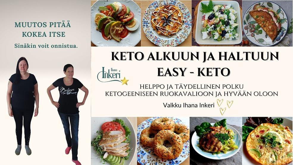 Keto alkuun ja haltuun - Easy-Keto 2/2026 ryhmästartti.  by LifeCoach Ihana Inkeri