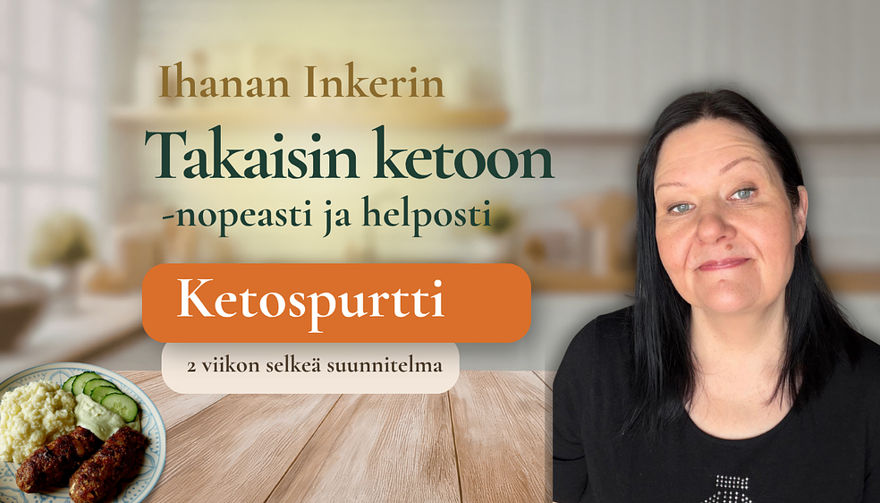 Ketospurtti.  by LifeCoach Ihana Inkeri