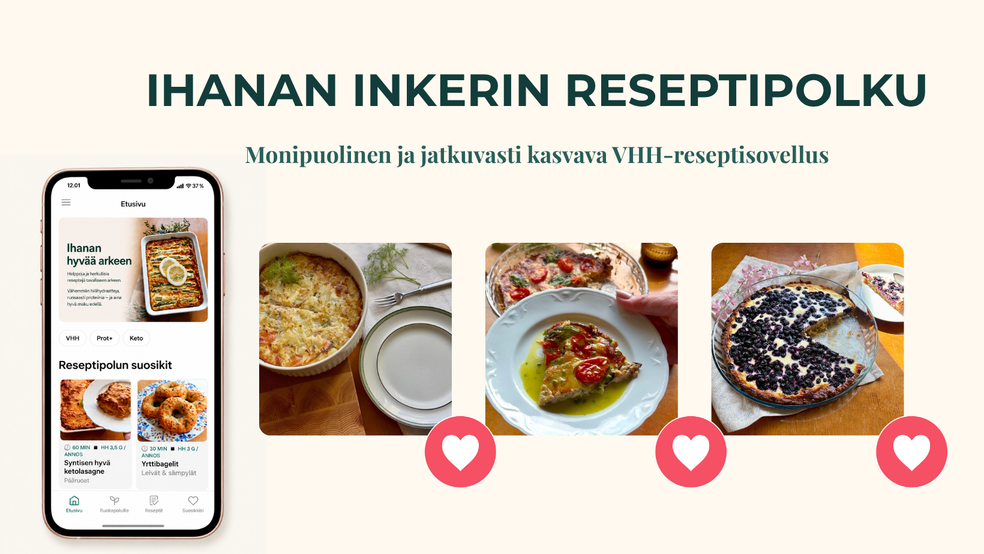 Reseptipolku – 12 kk käyttöoikeus by LifeCoach Ihana Inkeri